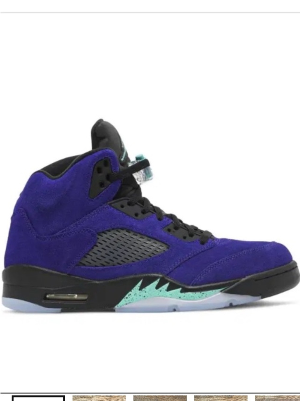 Jordan 5 Retro Alternate Grape 136027-500 Size 11